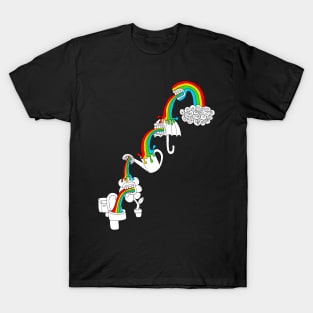 Rainbow Puke T-Shirt